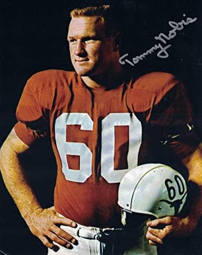 Tommy Nobis İmzalı / İmzalı Texas Longhorns 8x10 Fotoğraf 16294-İmzalı NFL Fotoğrafları