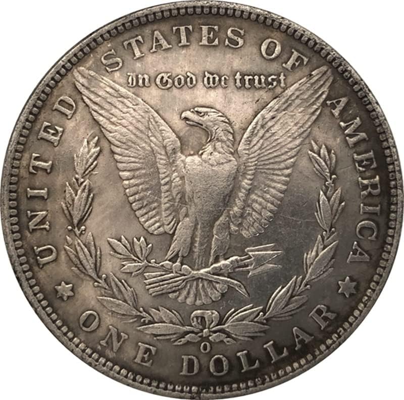 QİNGFENG 38mm Antik Gümüş Dolar Sikke Amerikan Morgan Serseri Sikke 1895O Zanaat 110