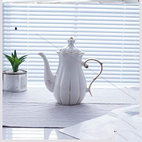 GPPZM çay seti Seti Ev Oturma Odası İskandinav Seramik Aile Basit Avrupa Tarzı Çaydanlık ve Fincan Seti