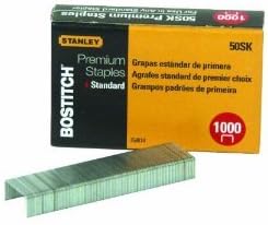 Stanley Bostitch Standart Premium Zımbalar, 1/4 inç Mini Şerit (50SK) 12'Lİ KUTU