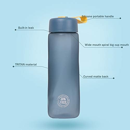 Filtreli Su Şişesi,BPA İçermeyen Su Bardağı, Sızdırmaz Yeniden Kullanılabilir Tritan Spor Şişesi, Taşınabilir Seyahat Plastik Su Şişesi,