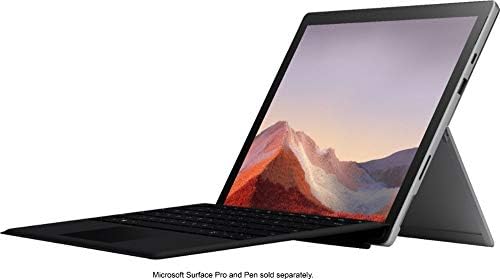 Parmak İzi Kimlikli Microsoft Surface Pro Tipi Kapak, Siyah (Yenilendi)