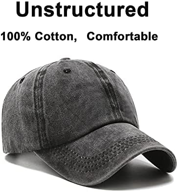 PFFY 2 paketleri Vintage yıkanmış sıkıntılı beyzbol şapkası Baba Golf Şapka Erkekler Kadınlar için