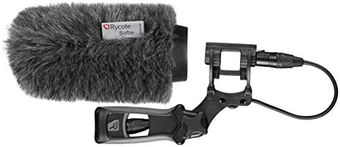 Rycote 033342 14 cm Standart Delik Softie Kiti Shotgun Mikrofonlar için Lir Dağı ve kabza Kolu