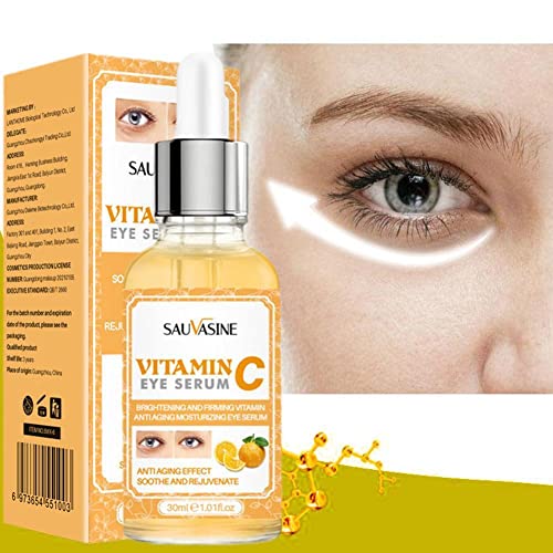 C Vitamini Göz Özü Kırışıklık Karşıtı Kaldırma Koyu Daire Nemlendirici Göz Bakımı Serumu Şişliği Giderir Anti Göz Torbası Cildi Aydınlatır