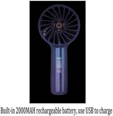 HTLLT Taşınabilir Fan Küçük Fan Şarj Edilebilir Ofis Masası Yatak USB Küçük Ev Taşınabilir Büyük Rüzgar Dilsiz Fan Kolaylık, Pembe