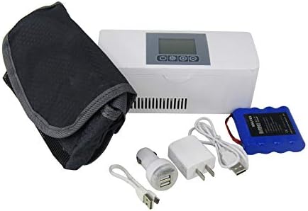 Huanyu Taşınabilir insülin Soğutucu Soğutmalı Kutu Seyahat Çantası LCD Ekran 2-8℃