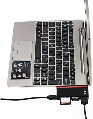 Navitech 2 in 1 Dizüstü/Tablet USB 3.0/2.0 HUB Adaptörü/mikro usb Girişi ile SD / Mikro USB kart okuyucu ile uyumlu LincPlus P1 Dizüstü