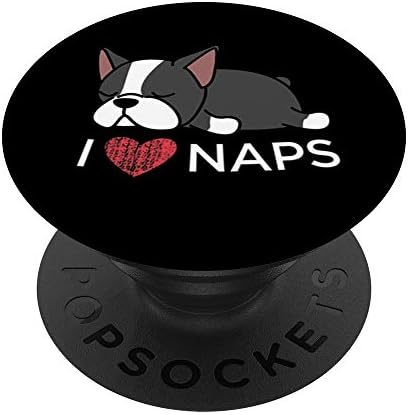 Boston Terrier Köpek PopSocket Kestirmeyi Seviyorum Komik PopSockets PopGrip: Telefonlar ve Tabletler için Değiştirilebilir Kavrama