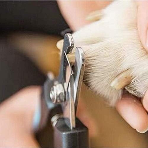 Tırnakların ve serbest tırnak düzelticinin aşırı kesilmesini önlemek için Güvenlik korumasına sahip Köpek ve kedi Tırnak Makası-Jilet
