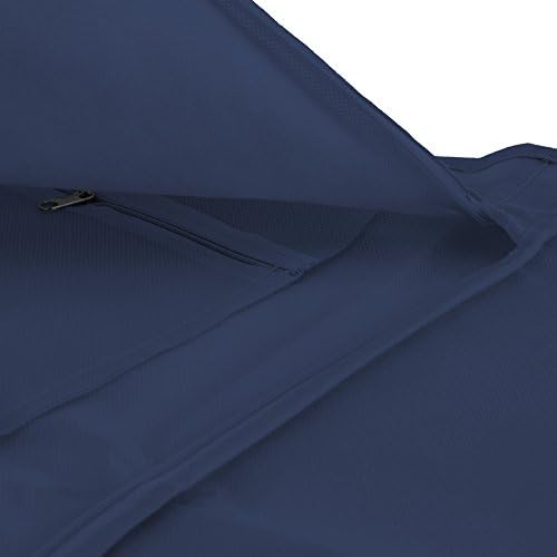 HANGERWORLD 60 Elbise Çantası, Nefes Giysi saklama torbaları Asılı Giysi Takım Elbise Kapağı (1, Mavi)