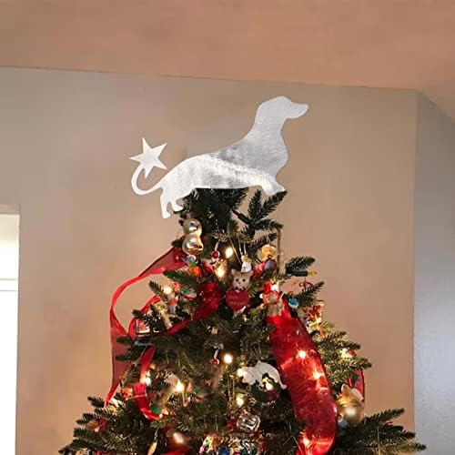 Pet Noel Ağacı Topper Dekorasyon Noel Ağacı Topper Yıldız Parti Süslemeleri Yetişkinler için