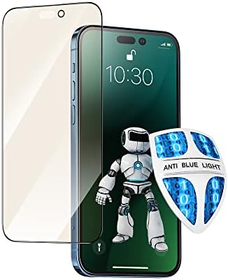 PERFECTSİGHT safir Anti mavi ışık ekran koruyucu iPhone 14 Pro Max için Tasarlandı-Tıbbi sınıf göz koruması-HD net filtre 6 radyasyon