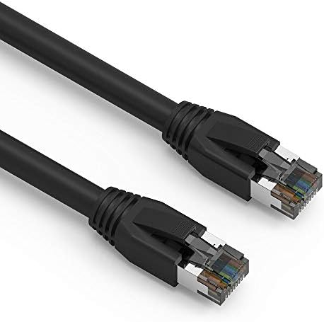 ACCL 10Ft Kedi.8 S/FTP Ethernet Ağ Kablosu Siyah 24AWG, 10 Paket