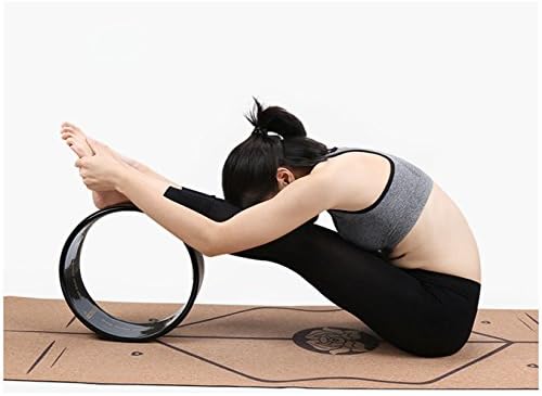 A-Flower yoga tekerleği TPE Dharma egzersiz tekerleği Duruşlarınızı Geliştirmek ve Çanta ile Daha Derine Uzanmak için 13x5 inç