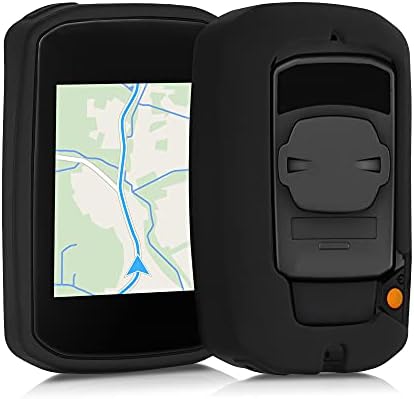 kwmobile Kılıf ile Uyumlu Bryton Rider 15 Neo-Case Yumuşak Silikon Bisiklet GPS Koruyucu Kapak-Siyah