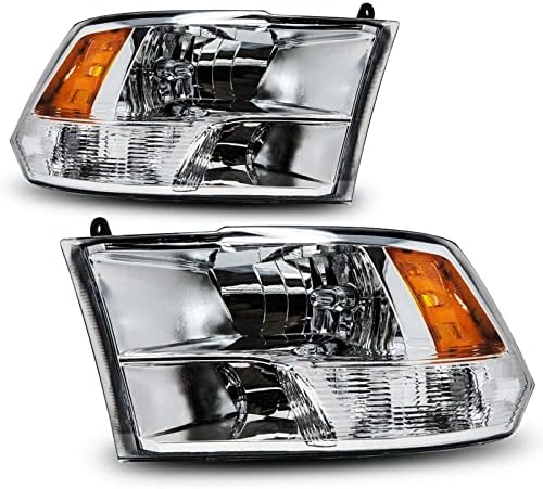 AUTOWIKI Farlar için uyumlu Dodge Ram 1500 Classic 2009-2019 Ram 2500 3500 2010-2017 Kafa Lambaları ışıkları yedek tertibat Sürücü