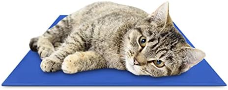 CHİLLZ Kedi soğutma Matı, Orta Boy - Basınçla Çalışan Kedi Soğutma Pedi, Yaz için İdeal-Kediler için Toksik Olmayan Evcil Hayvan soğutma