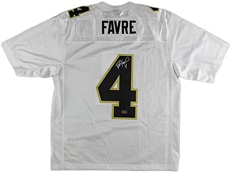 Brett Favre İmzalı Güney Mississippi Altın Kartallar Futbol Nike Oyunu Beyaz NCAA Forması-İmzalı NFL Formaları