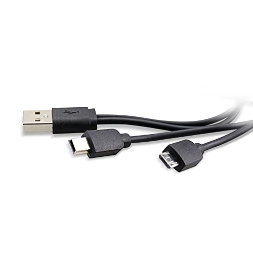 ZOWEETEK Mini Mikro USB 2'si 1 Arada Şarj Kabloları