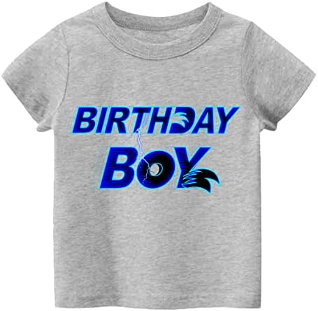 Tutu ve Sıan Ultra yumuşak doğum günü çocuğu kısa kollu tişört, erkek Doğum günü partisi için hediyeler