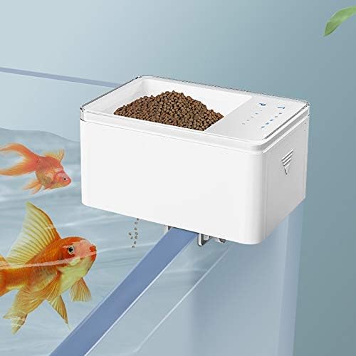 UXZDX Ev Balık Tankı Akıllı Dijital Otomatik Balık Besleyici Zamanlayıcı ile Evcil Hayvan Besleme Balık Gıda Dağıtıcı LED Ekran