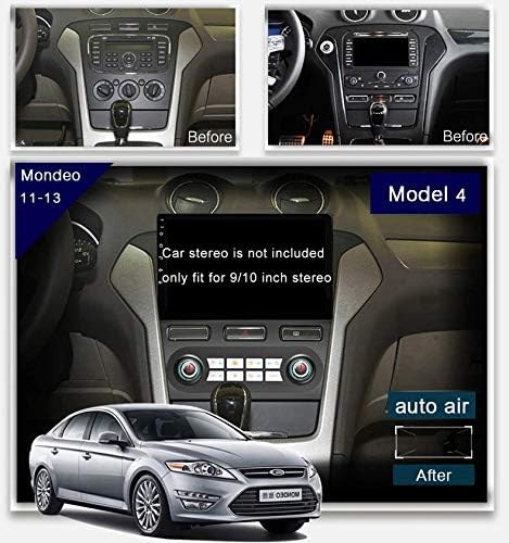 10.1 inç Araba Radyo Fasya Çerçeve Ford Mondeo 2011-2014 için DVD GPS Navi Player Paneli Dash Kiti Kurulum Stereo Çerçeve Trim Çerçeve
