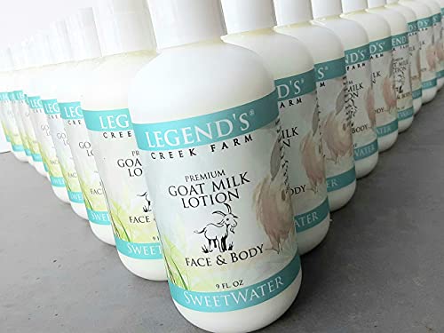 Legend's Creek Çiftlik Losyonu, Birinci Sınıf Keçi Sütü Losyonu, Vücut, El ve Yüz, Derinlemesine Nemlendirici, Shea Yağı, Ayçiçek Yağı