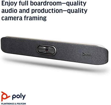 TC8 Dokunmatik Denetleyicili Poly-Studio X30 (Polycom) - 4K Video ve Ses Çubuğu-Küçük Toplantı Odaları için Konferans Sistemi-Ekipler,