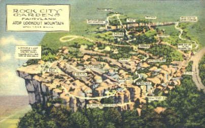 Gözetleme Dağı, Tennessee Kartpostalı