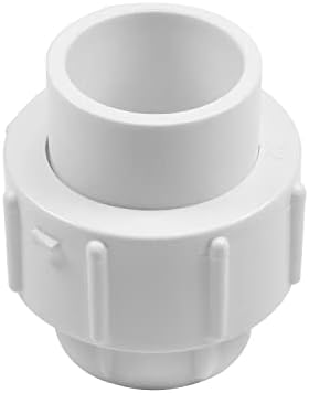 MroMax 32mm İç Çap Kayma PVC boru tesisat Birliği Solvent Soket Hızlı Bağlantı Düzeltme Tutun Karşılık Gelen Borular Beyaz 1 Adet