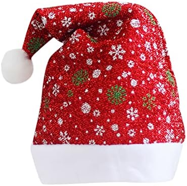XIOS Noel Dekorasyon 2022 Kırmızı Santa Kostüm Partisi ve Noel Şapka Ekose Geleneksel Noel Şapka Adam (Mavi, Bir Boyut)