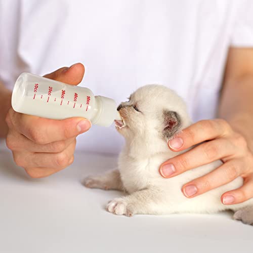 HKDQ bebek bakım şişesi Kitleri, Pet bebek bakım şişesi, Yavru Yavru Yenidoğan Yavru Kedi için biberonlar, Yavru Hemşirelik Şişeleri