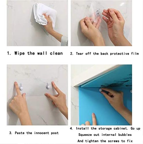 XZRWYB duvar tablosu depolama dolabı Katlanabilir Küçük Banyo Depolama, Banyo Duvar Plastik Katlanır Dolap (2)