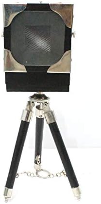 Vintage Retro Ahşap Tripod Standı Kamera Film Fotoğrafçılığı Dekoratif Model