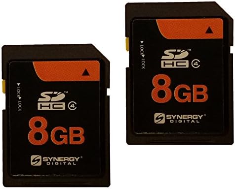 Samsung HMX-E100 Kamera Hafıza Kartı 2 x 8GB Güvenli Dijital Yüksek Kapasiteli (SDHC) Hafıza Kartları (2'li Paket)