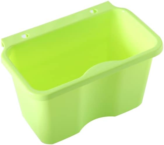Kare Mutfak Dolabı Basit Mini Çöp saklama kutusu Organizatörler Çöp Tutucu Asmak Tipi çöp kutusu (yeşil) S:21x13x12cm