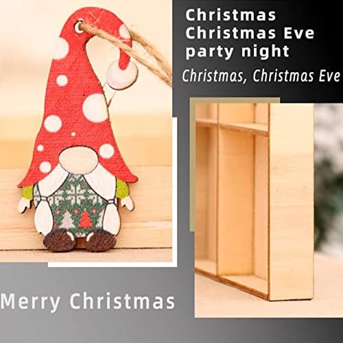 Noel Süslemeleri Antre Paketi 12 Santa Süsler Noel Ağacı Dekorasyon Kolye 3 Uzun Boylu PVC Noel Ağacı Yaşlı Adam Kolye için Noel Ağacı