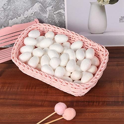 VALİCLUD Beyaz Köpük 50 adet Paskalya Yumurtaları Paskalya Zanaat için Yumurta Köpüğü DIY Boyama için El Yapımı Zanaat Köpüğü Paskalya