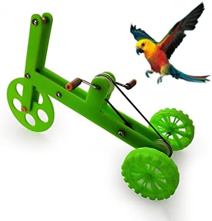 Papağan Bisiklet Oyuncak Kuş Eğitim Oyuncak Malzemeleri Eğitim İnteraktif Sahne Bulmaca Bisiklet Oyuncak Amerika Papağanı