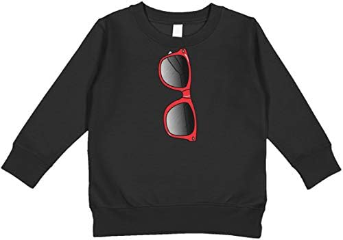 Amdesco Kırmızı Güneş Gözlüğü Yürümeye Başlayan Çocuk Sweatshirt