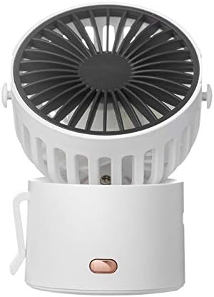 shlutesoy Kişisel Taşınabilir Mini Fan, Mini el fanı, F852 Mini Yaz Giyilebilir Ayarlanabilir Soğutucu Soğutma Fanı Ev Beyaz