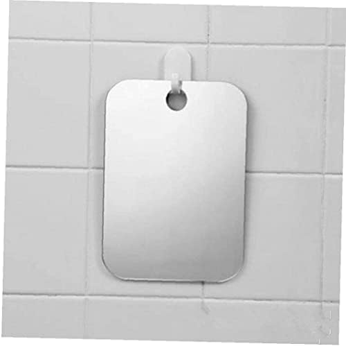 1 adet Sis Ücretsiz Akrilik Duş Aynası Taşınabilir banyo aynası Tuvalet Seyahat Adam Tıraş Aynası Çekici Tasarım