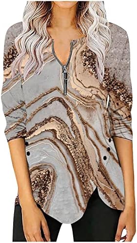 Bayan Üstleri Şık Rahat Kısa / Uzun Kollu Gömlek Yaz Moda Seksi Üst Sevimli Zarif Tee Çalışma İş Bluzlar Kıyafetler