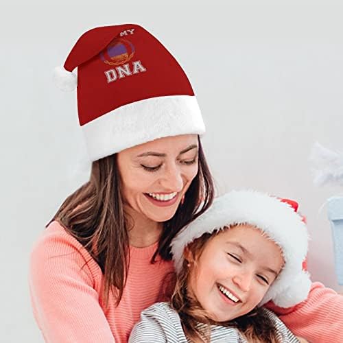 DNA Ermenistan Bayrağı Peluş Noel Şapka Yaramaz ve Güzel noel baba şapkaları Peluş Ağız ve Konfor Astar noel dekorasyonları