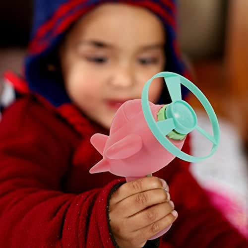 Toyvian Girl Toys Saucer Disc Launcher Oyuncak: Atıcı Uçan Disk Oyuncak Çocuklar için Eğlenceli Sinek Oyuncak Kapalı Açık Çocuk Parti