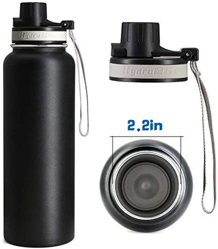 Hidro Şişe Geniş Ağızlı Hasır Kapak 12, 16, 18, 32, 40, 64oz, Takeya ve Çoğu Marka için Yedek Kapak BPA İçermeyen Sızdırmaz Su Şişesi