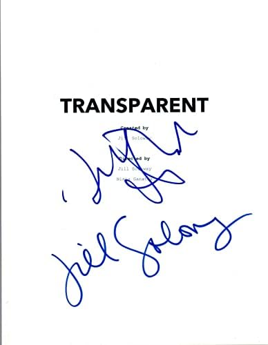 Jill Soloway ve Jeffrey Tambor İmzalı ŞEFFAF Pilot Senaryo COA imzaladı