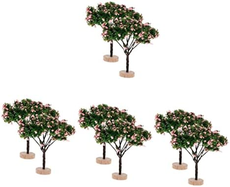 Toyvian 8 Adet Simülasyon Peyzaj Ağacı Ob11 Malzemeleri Mini Plastik