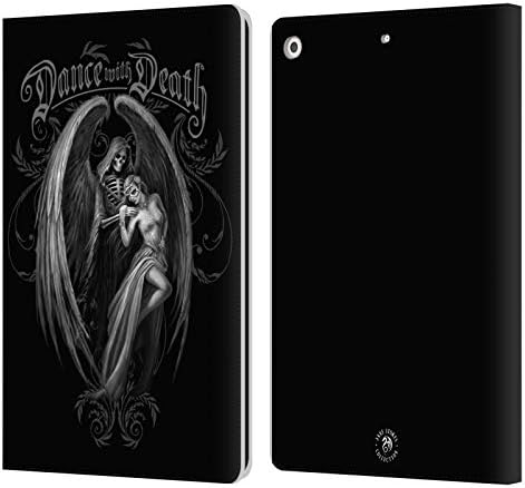 Kafa Çantası Tasarımları Resmi Lisanslı Anne Stokes Çağırmak Reaper Gotik Deri Kitap Cüzdan Kılıf Kapak Apple iPad 10.2 ile Uyumlu